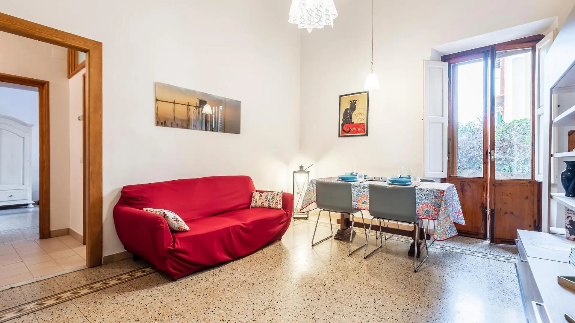 Garden Apartment In Florencie Itálie